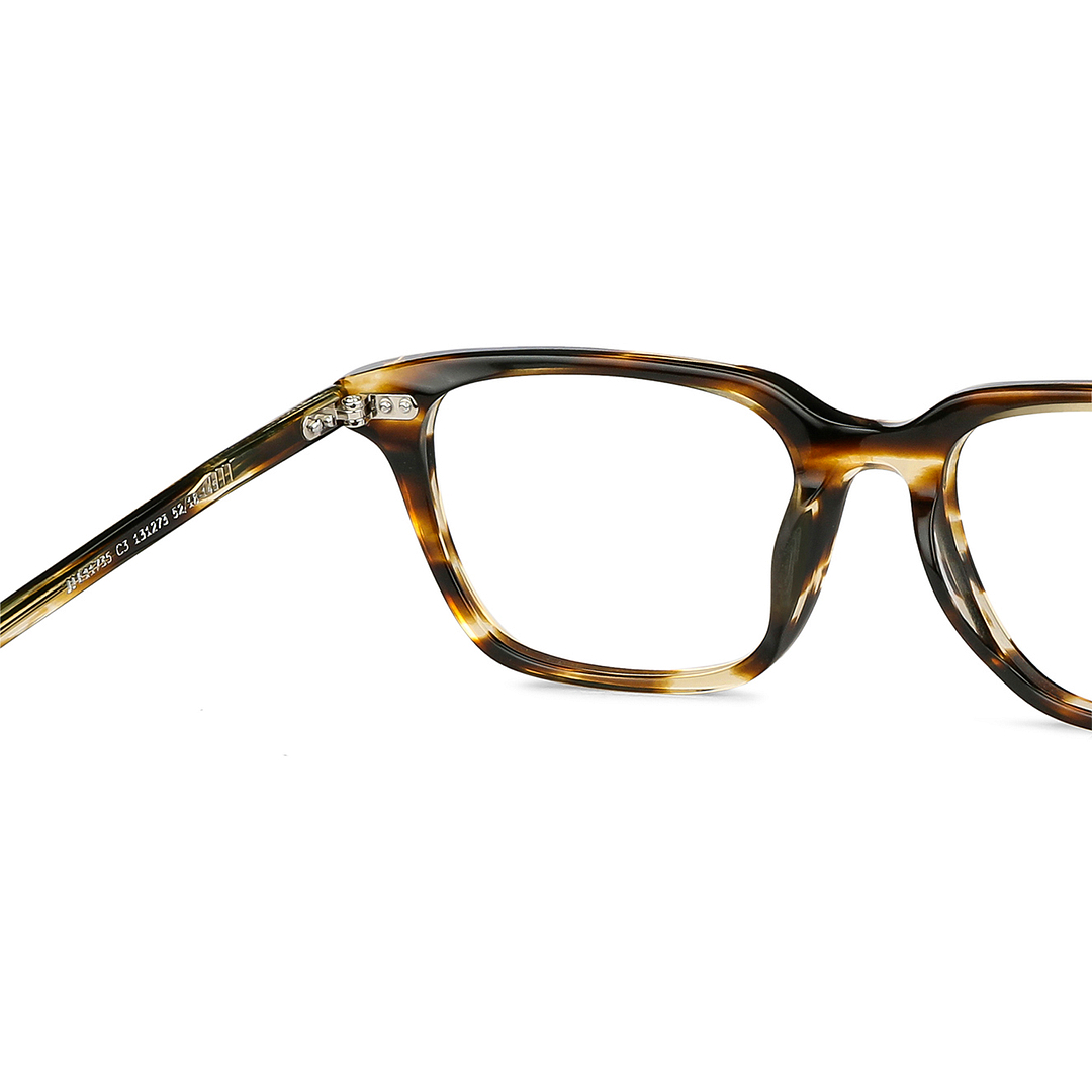 John Jacobs Online Light Brown Full Rim Square right side