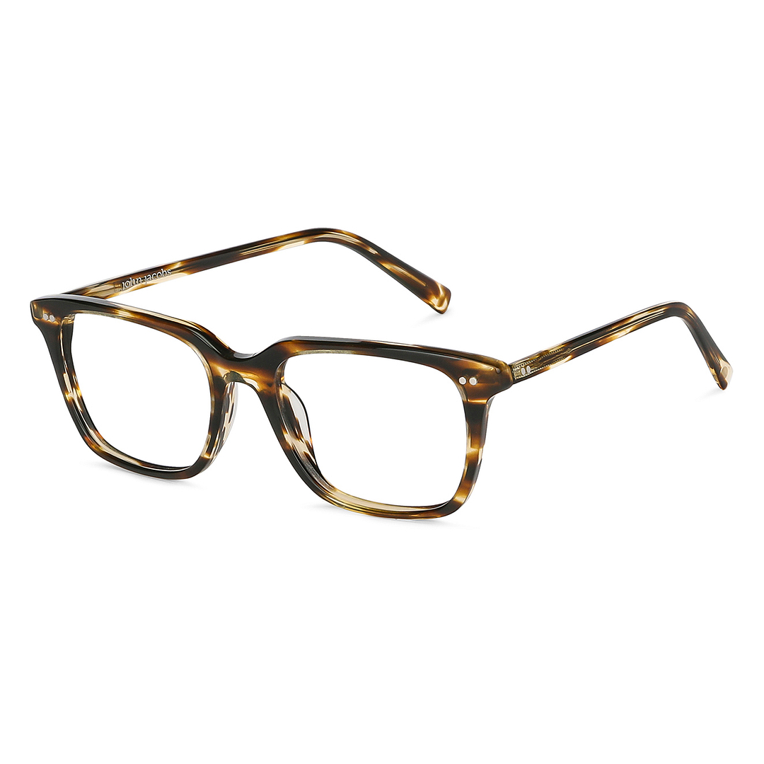 John Jacobs Online Light Brown Full Rim Square right side