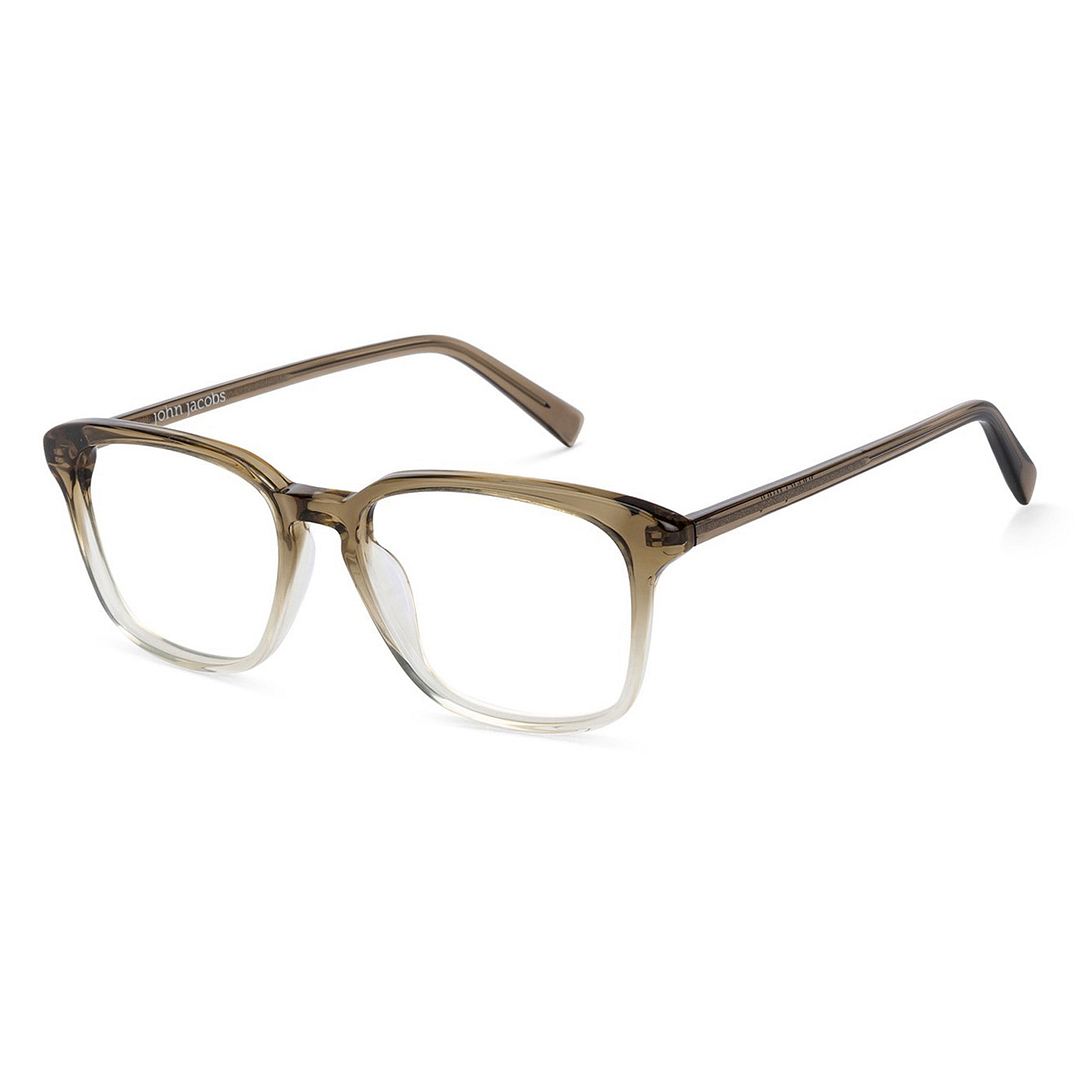 John Jacobs Online Brown Transparent Full Rim Square right side