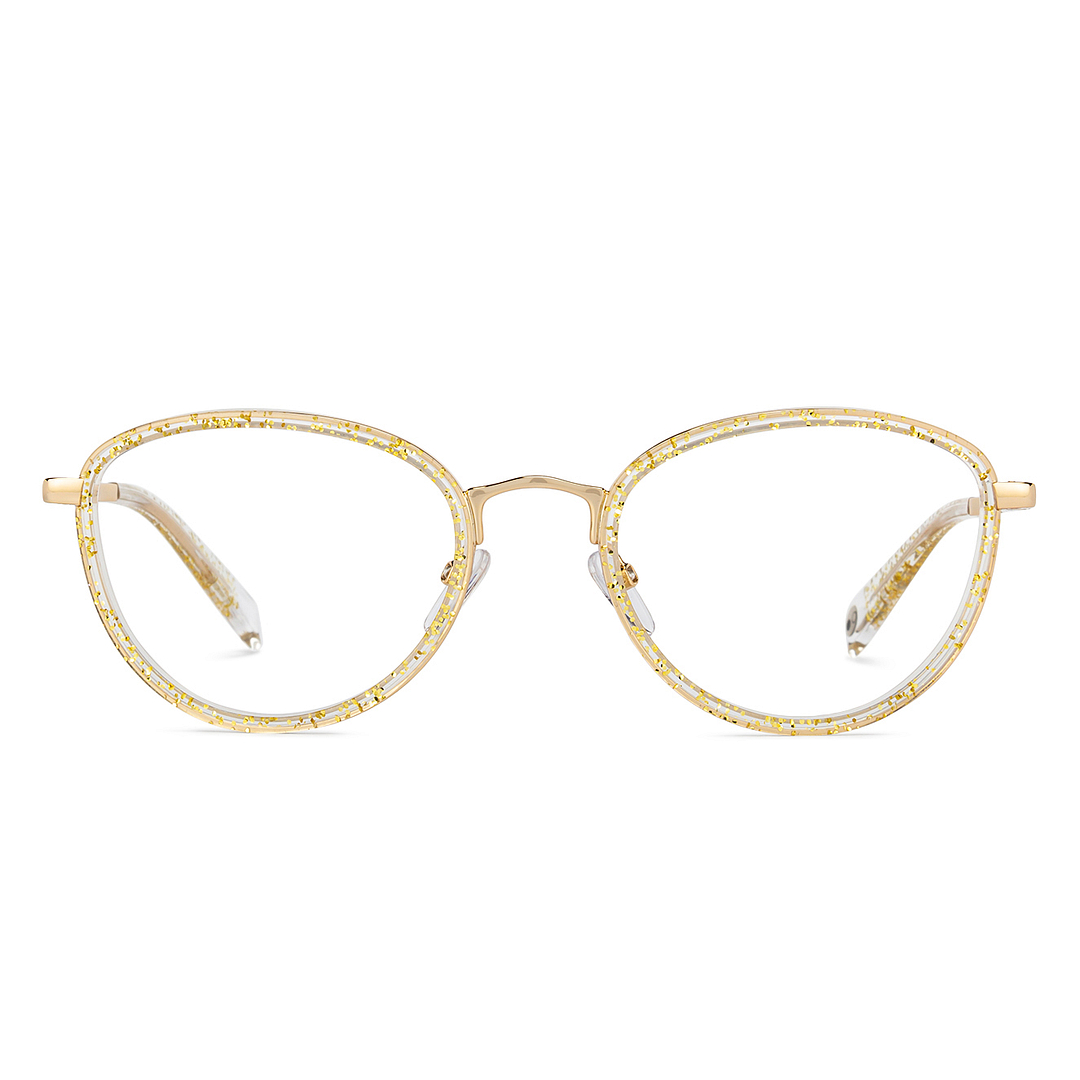 John Jacobs Pink Full Rim Cat Eye left side