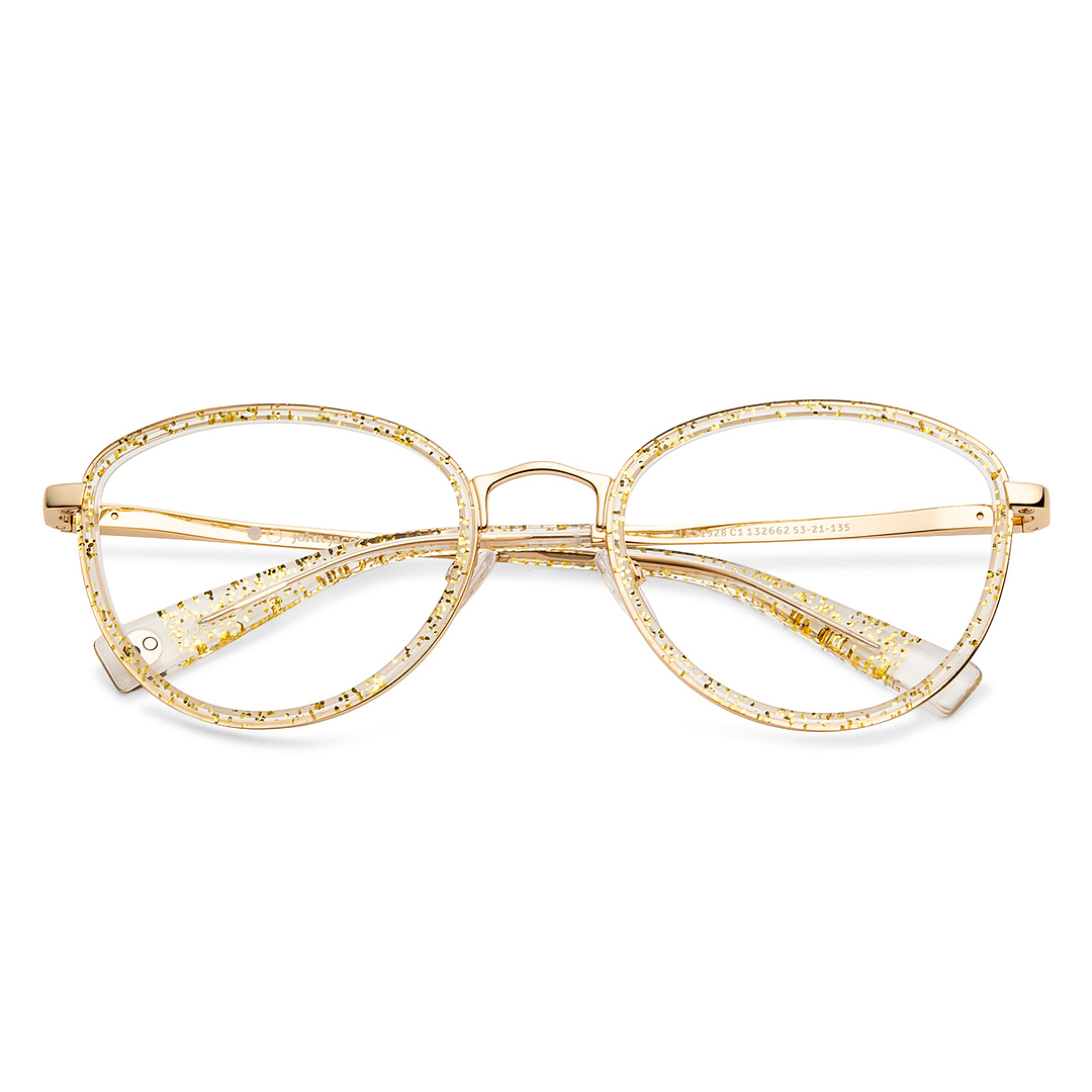 John Jacobs Pink Full Rim Cat Eye left side