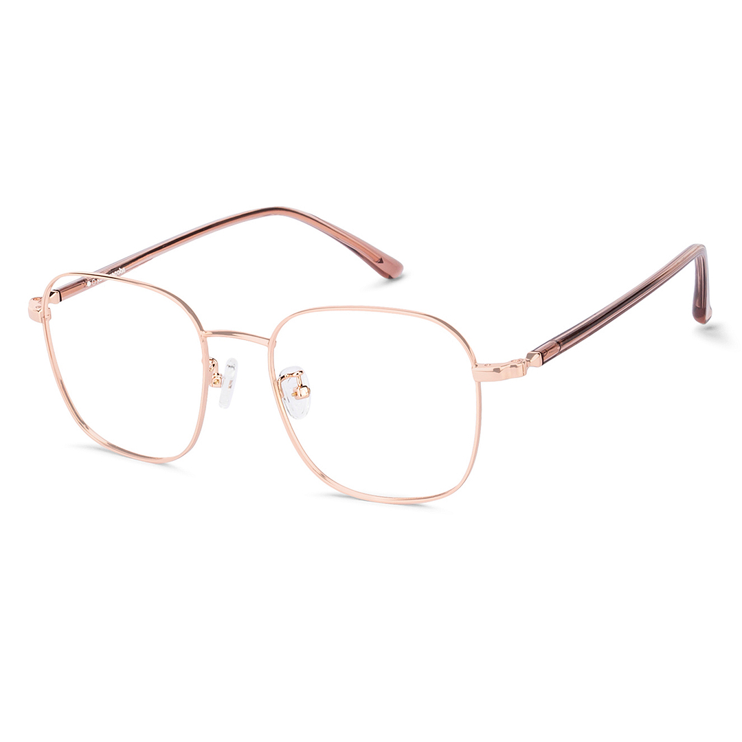 John Jacobs Online Gold Full Rim Square right side