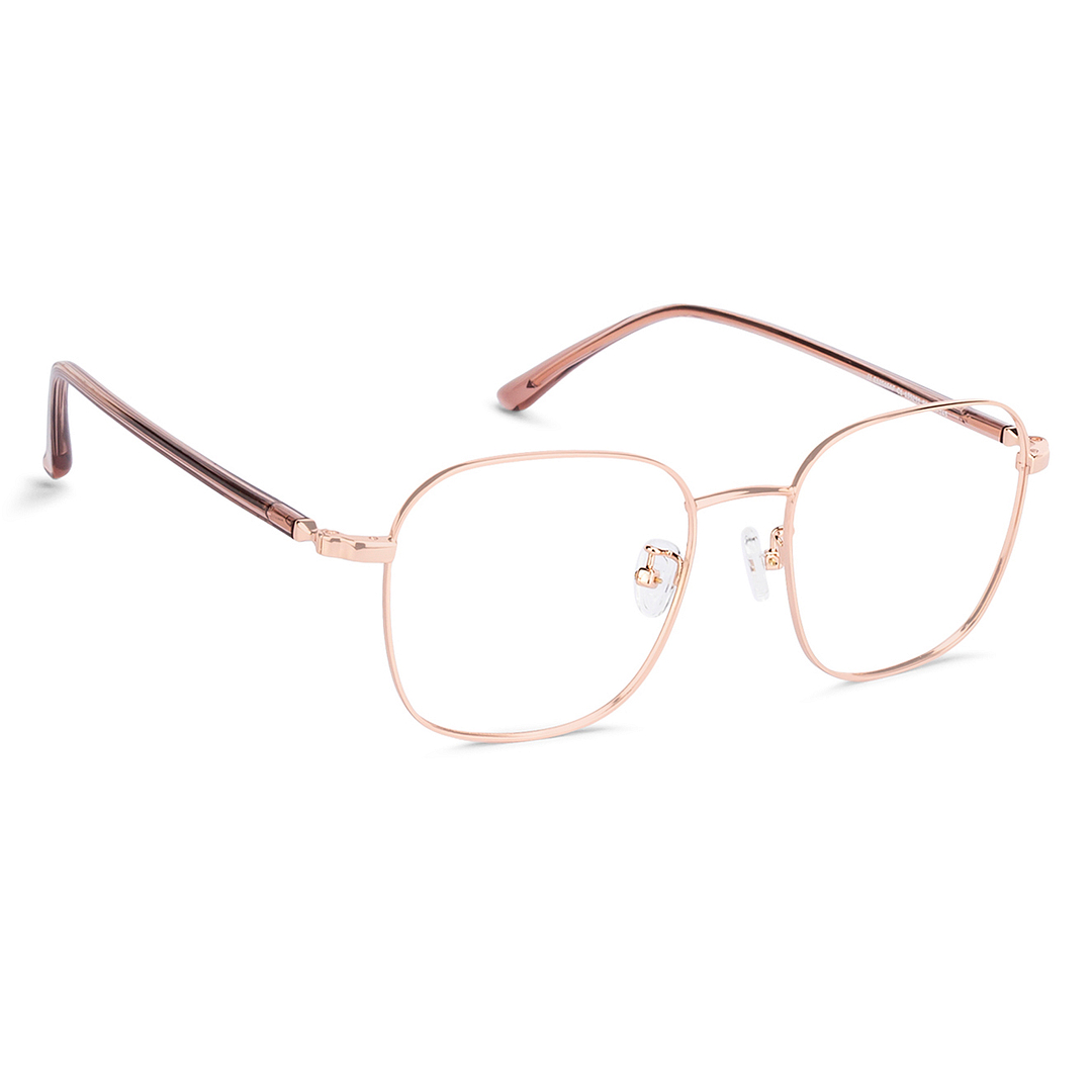 John Jacobs Online Gold Full Rim Square left side