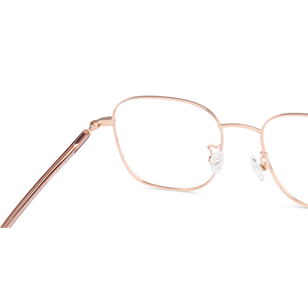 John Jacobs Online Gold Full Rim Square left side