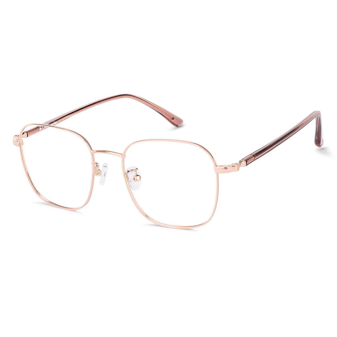 John Jacobs Online Gold Full Rim Square left side