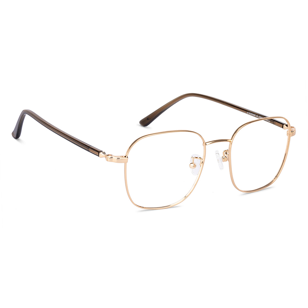 John Jacobs Online Gold Full Rim Square left side