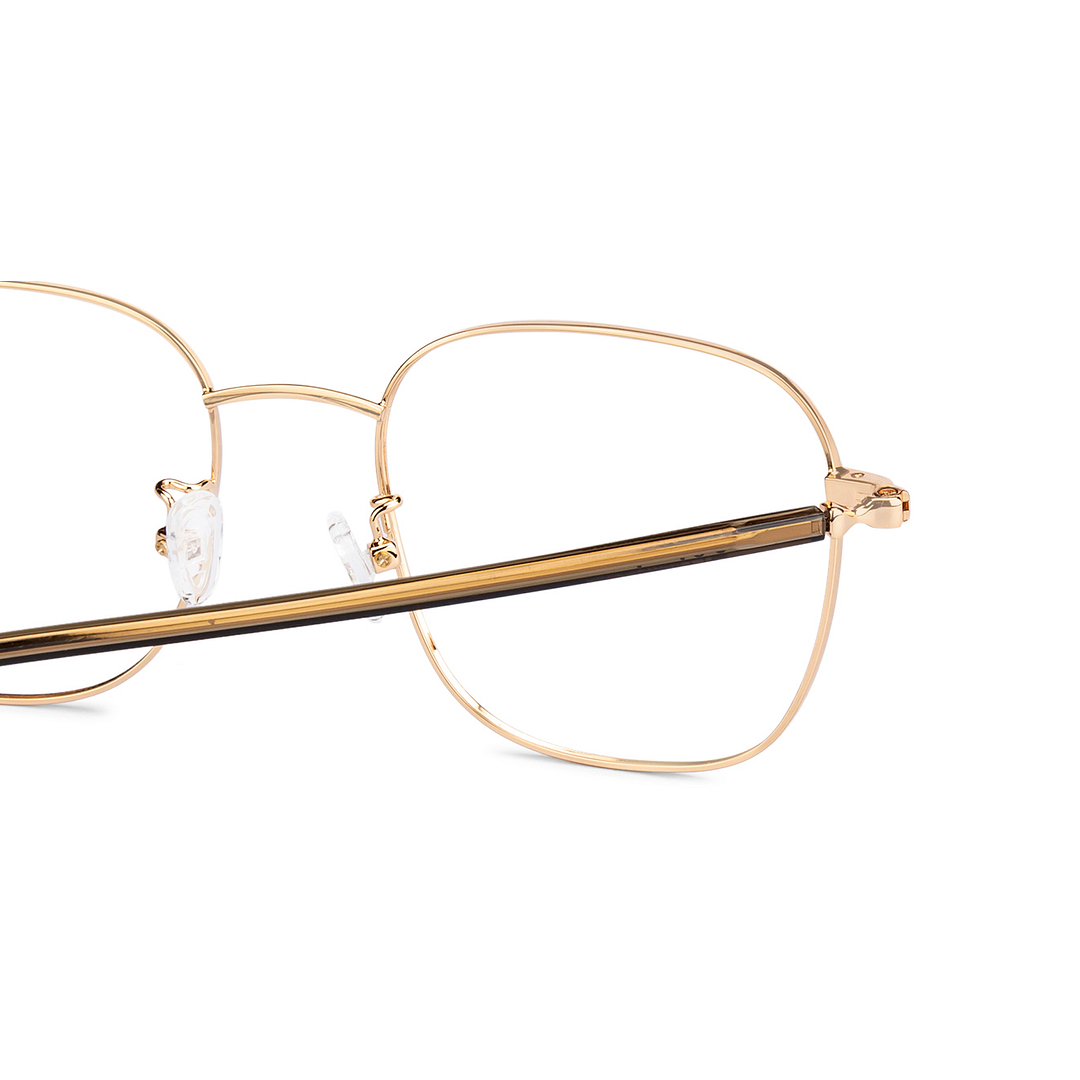 John Jacobs Online Gold Full Rim Square right side