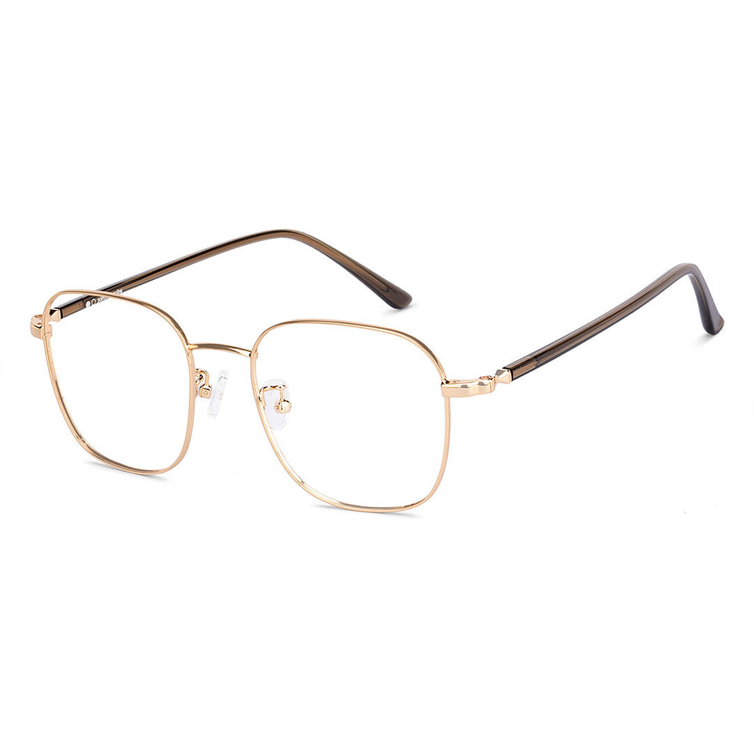 John Jacobs Online Gold Full Rim Square left side