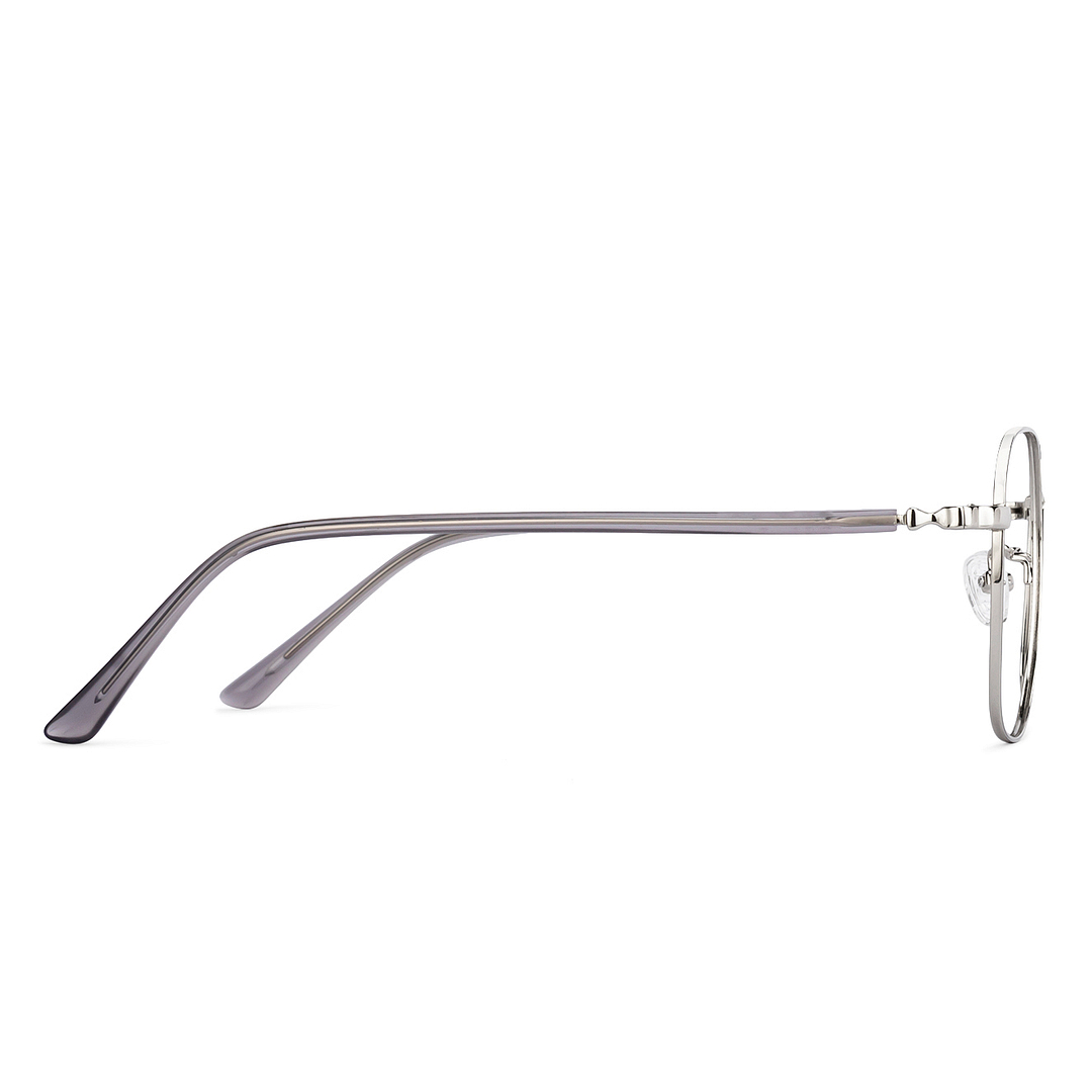 John Jacobs Online Silver Full Rim Square right side