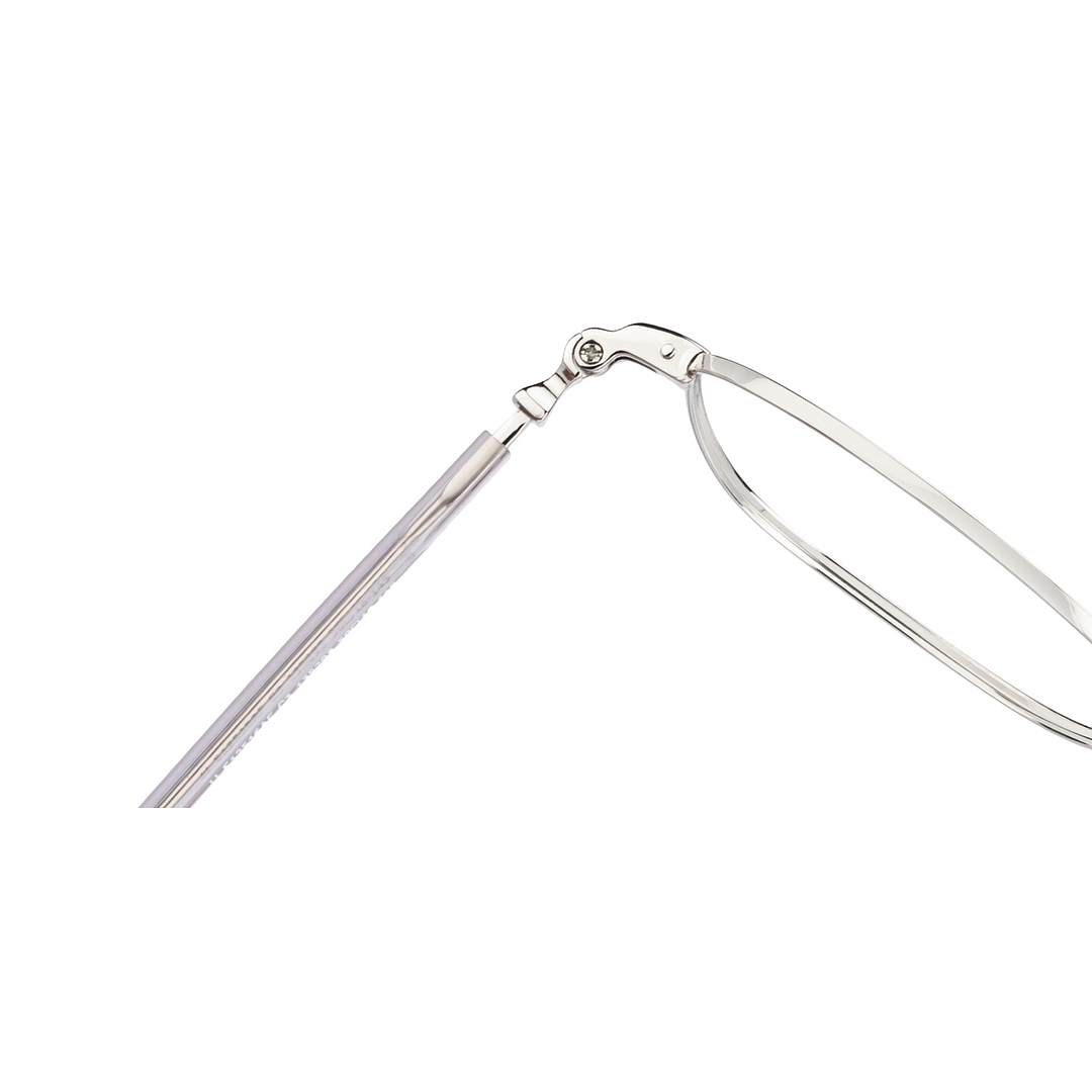 John Jacobs Online Silver Full Rim Square left side