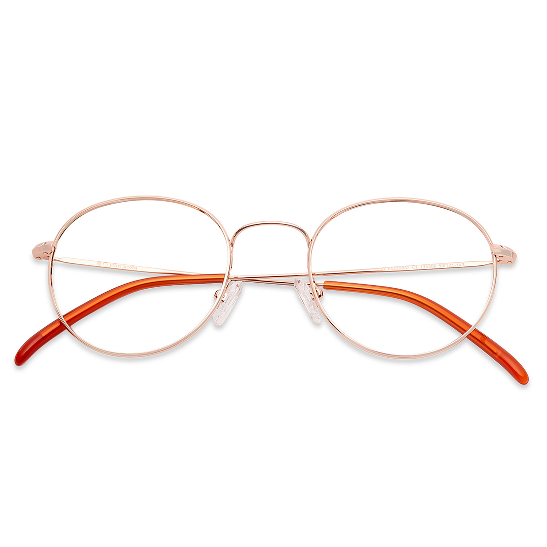 John Jacobs Online Gold Full Rim Round right side