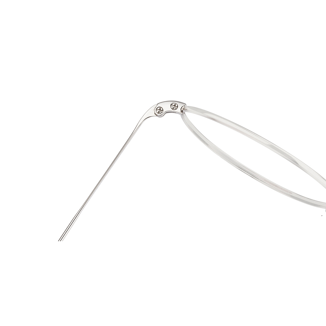 John Jacobs Online Silver Full Rim Round left side