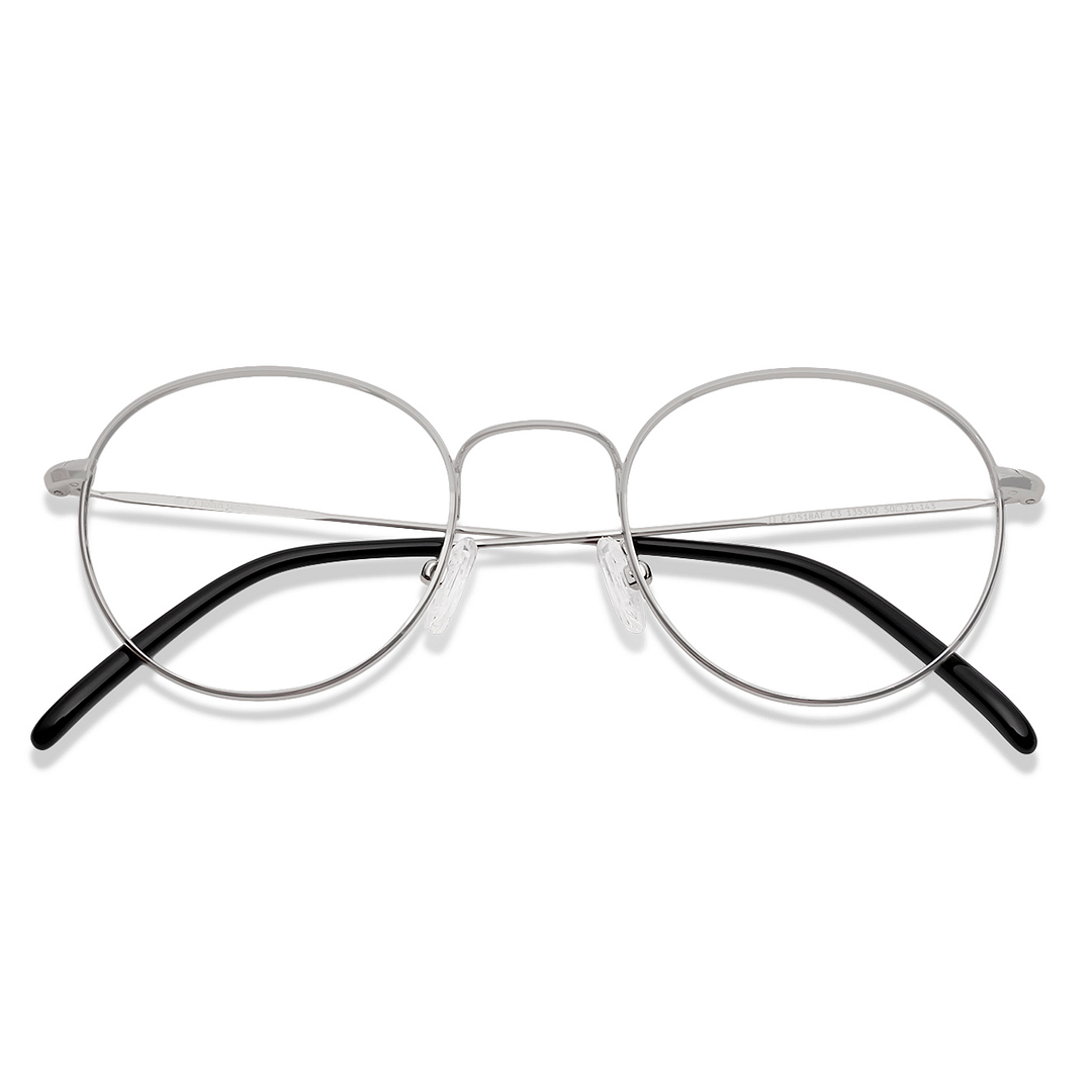 John Jacobs Online Silver Full Rim Round right side
