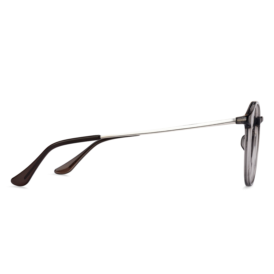 John Jacobs Online Gray Full Rim Round right side