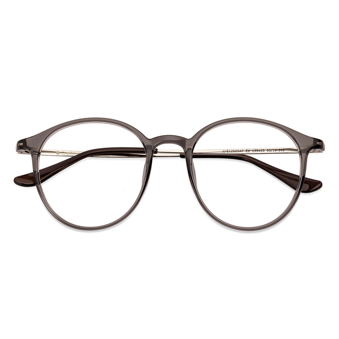 John Jacobs Online Gray Full Rim Round right side