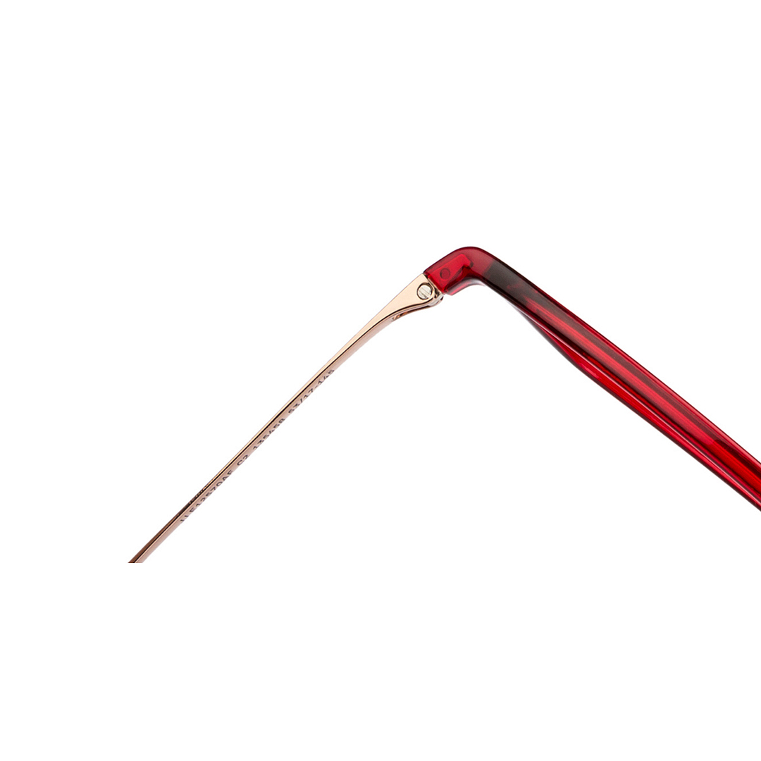 John Jacobs Online Red Full Rim Rectangle right side