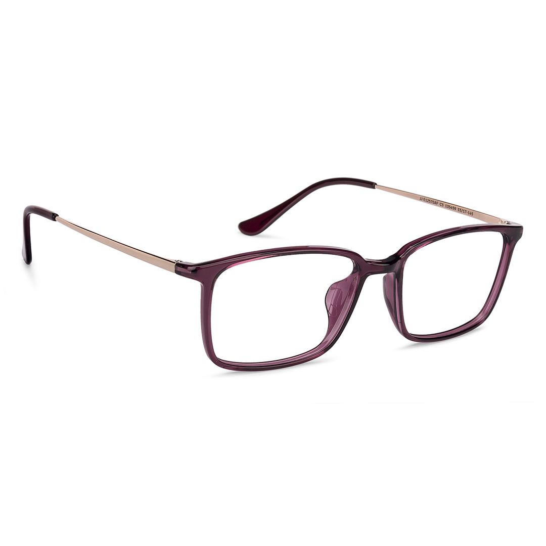 John Jacobs Sky Blue Full Rim Rectangle left side