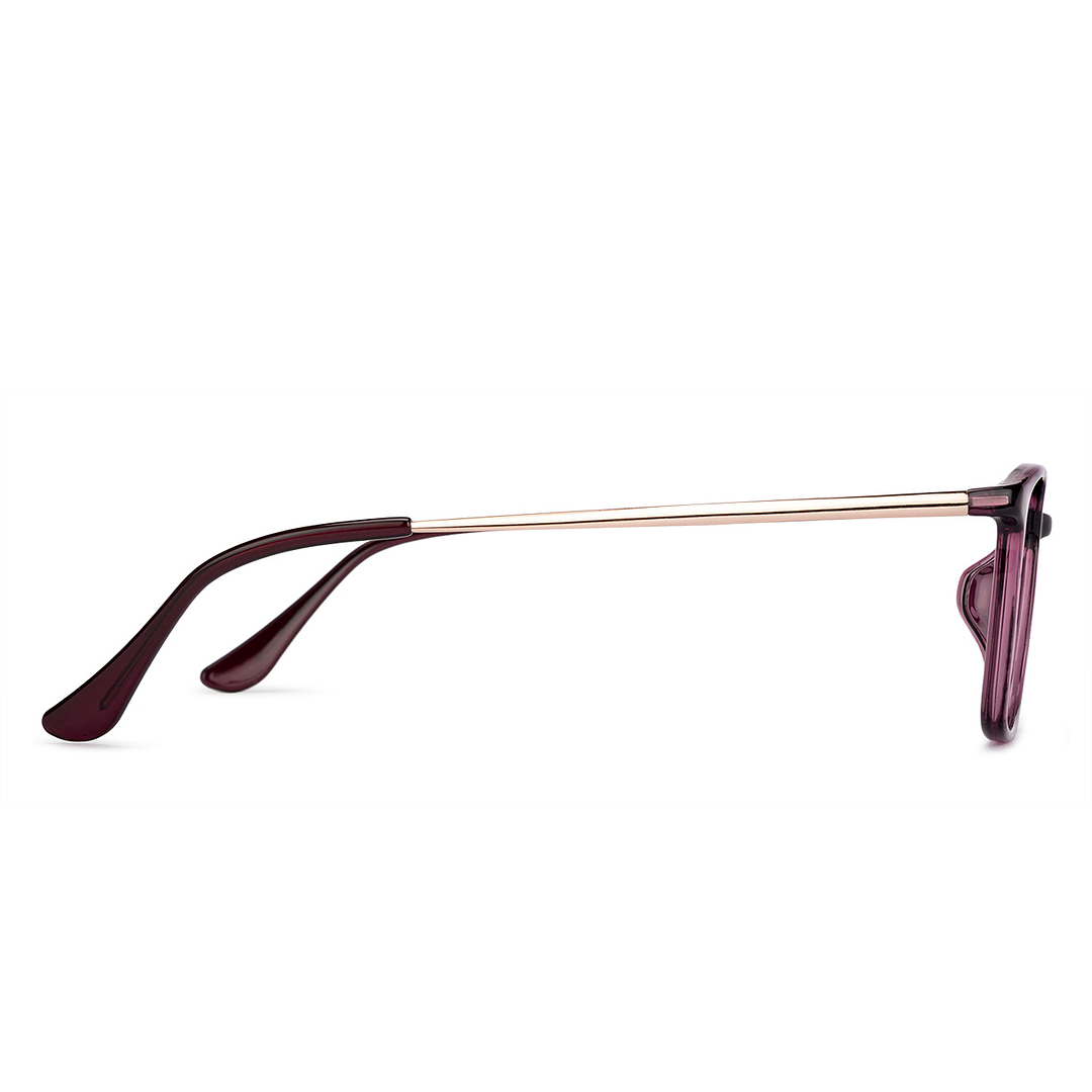 John Jacobs Sky Blue Full Rim Rectangle right side