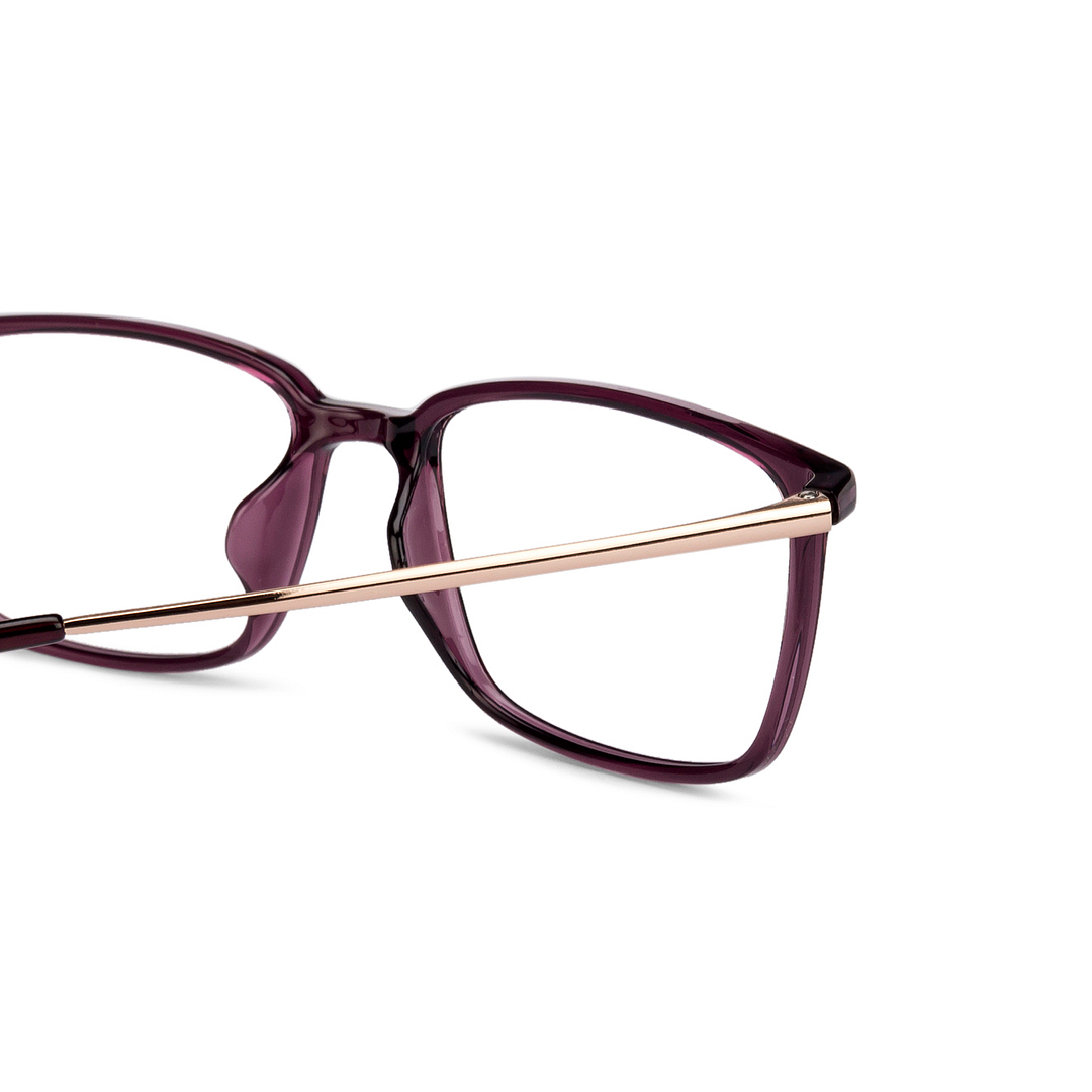 John Jacobs Sky Blue Full Rim Rectangle left side