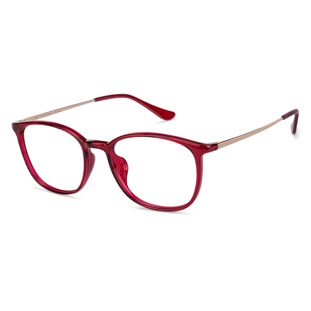 John Jacobs Online Red Full Rim Square left side