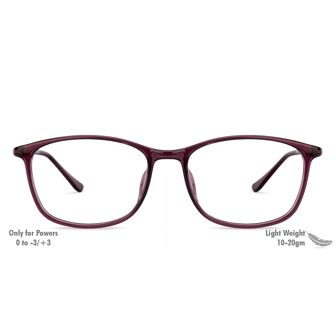 John Jacobs Online Light Brown Full Rim Square right side