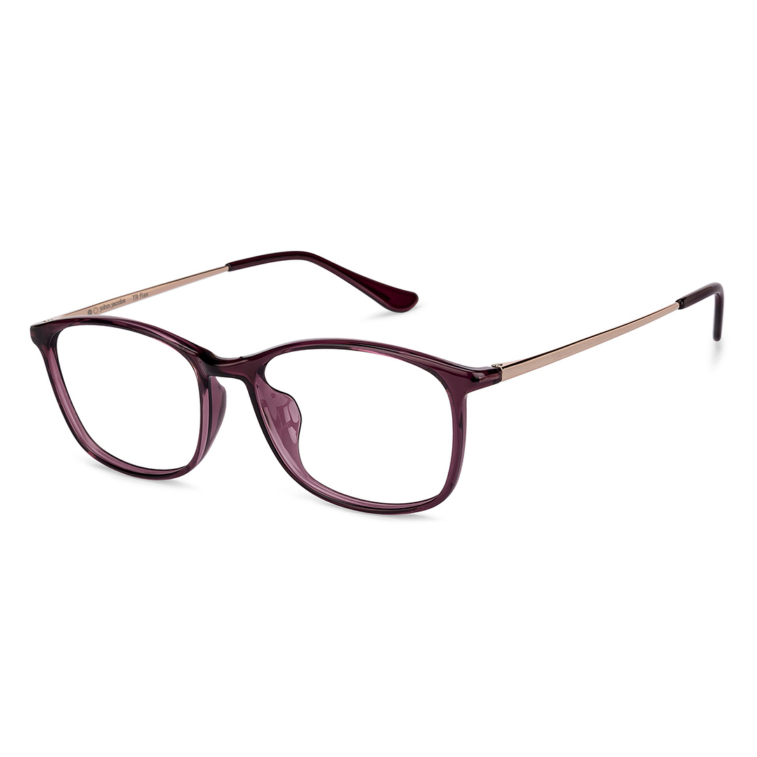 John Jacobs Online Light Brown Full Rim Square left side