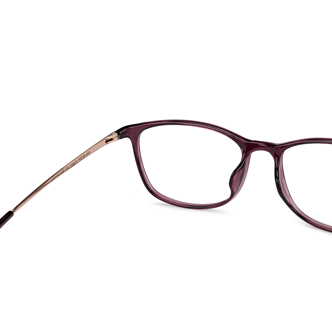 John Jacobs Online Light Brown Full Rim Square right side