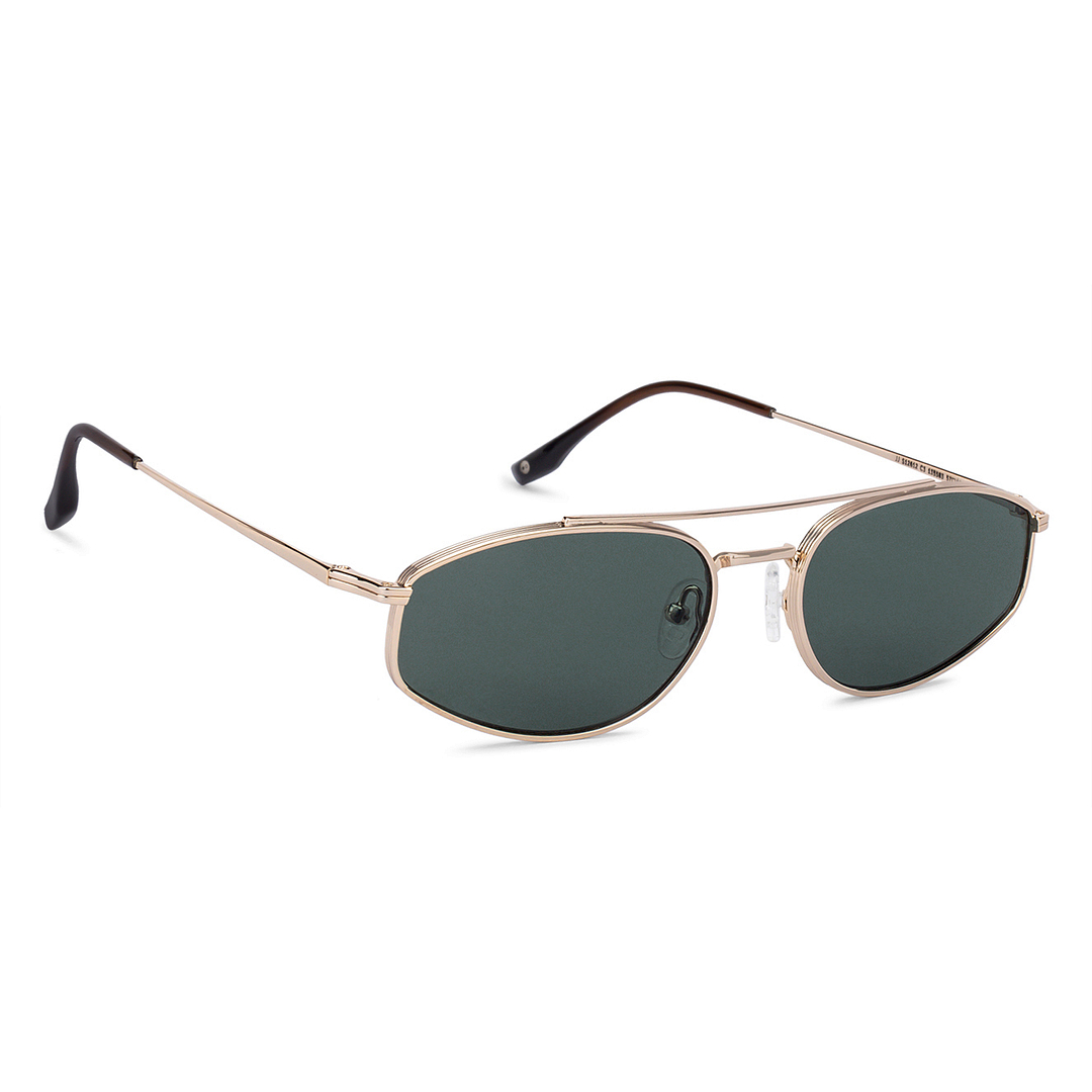 John Jacobs Rose Gold Full Rim Oval left side