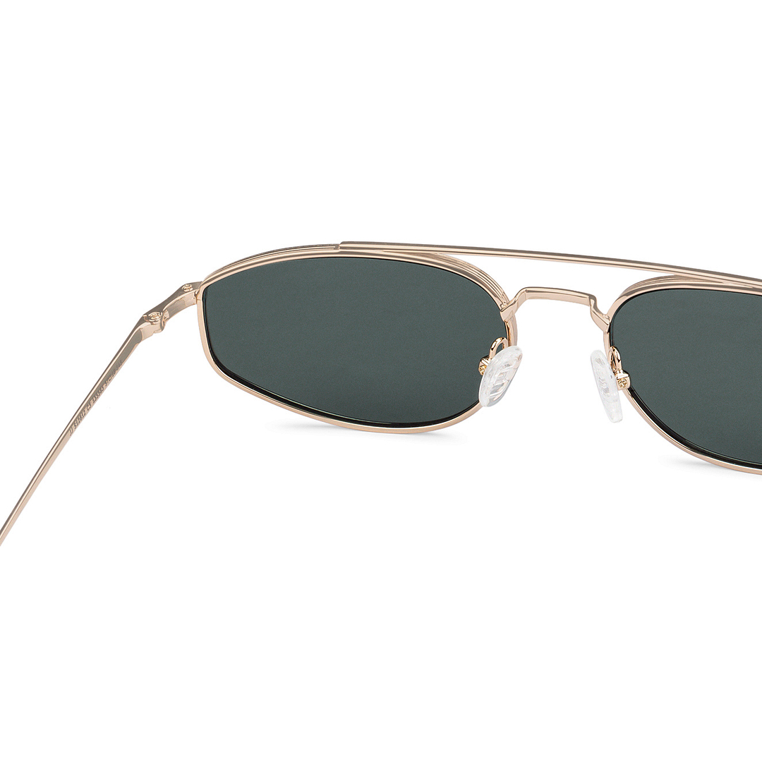 John Jacobs Rose Gold Full Rim Oval left side