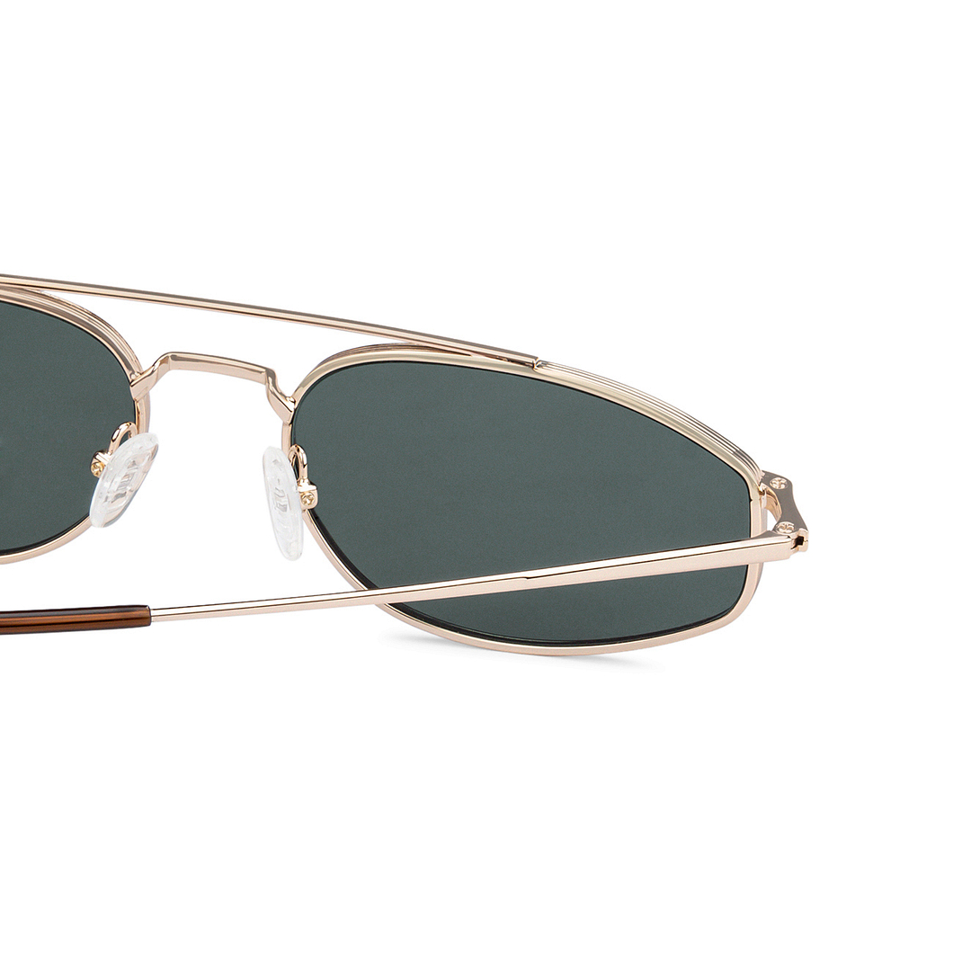 John Jacobs Rose Gold Full Rim Oval left side