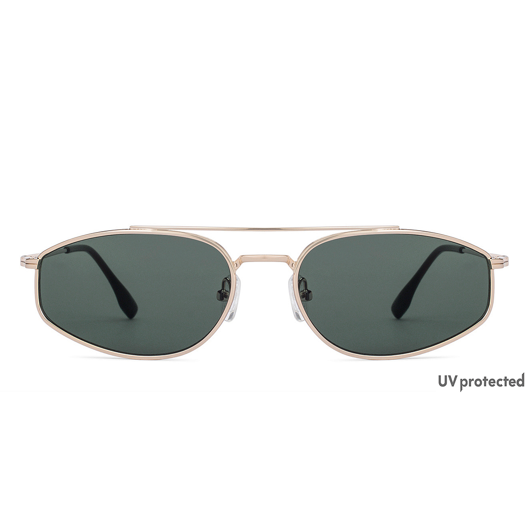 John Jacobs Rose Gold Full Rim Oval left side