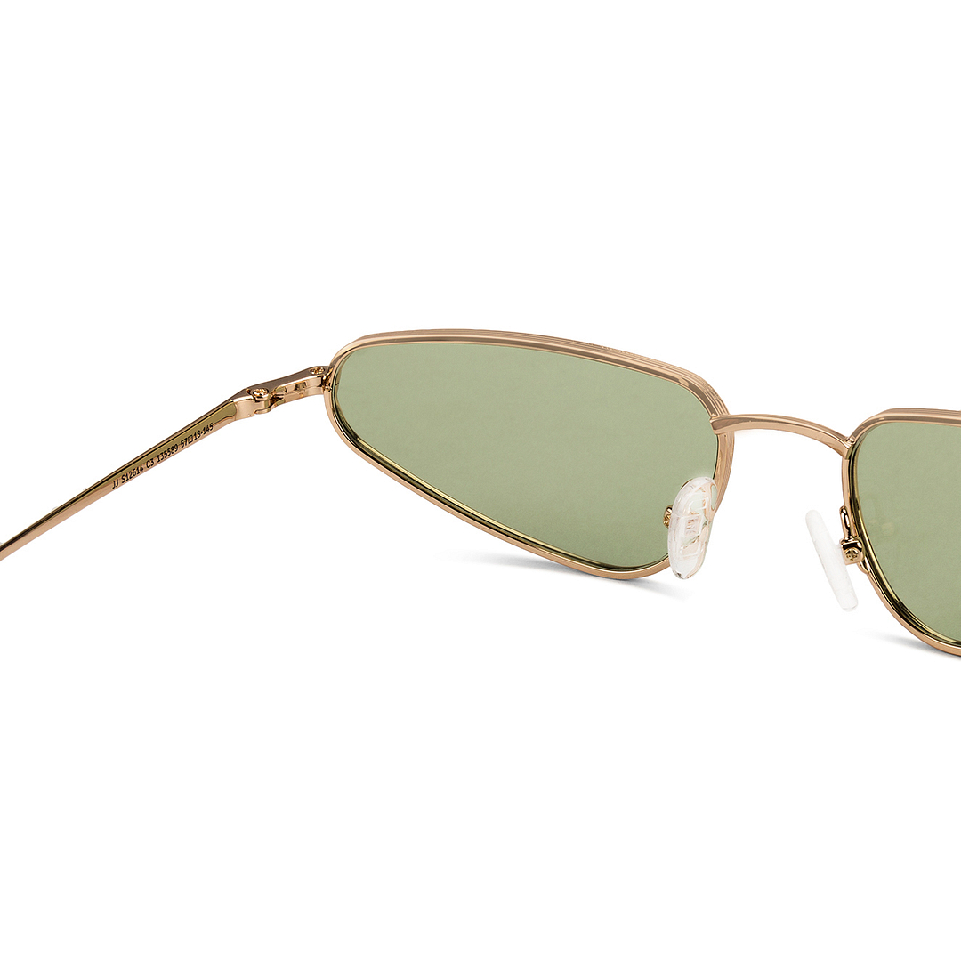 John Jacobs Online Gold Full Rim Cat Eye left side