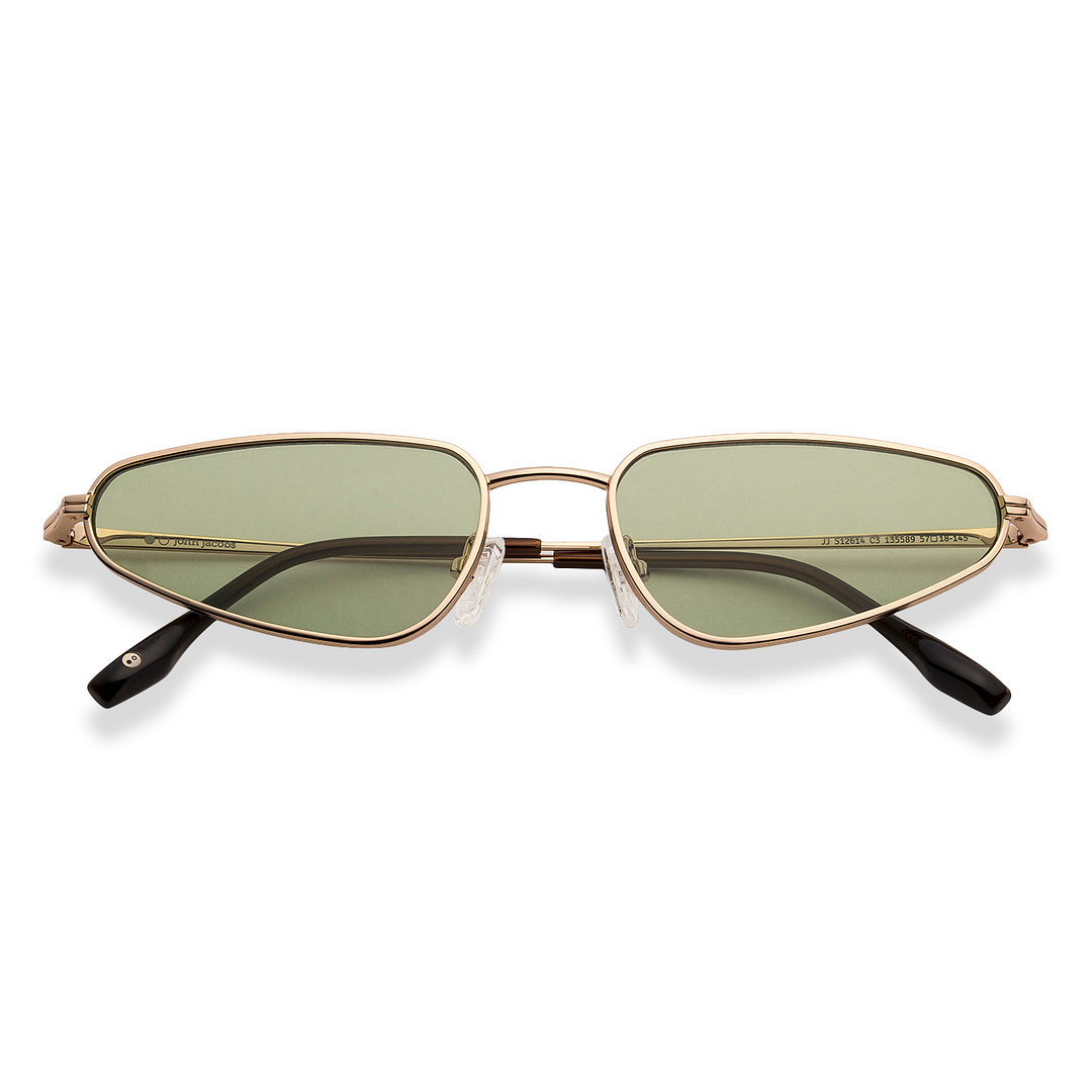 John Jacobs Online Gold Full Rim Cat Eye right side