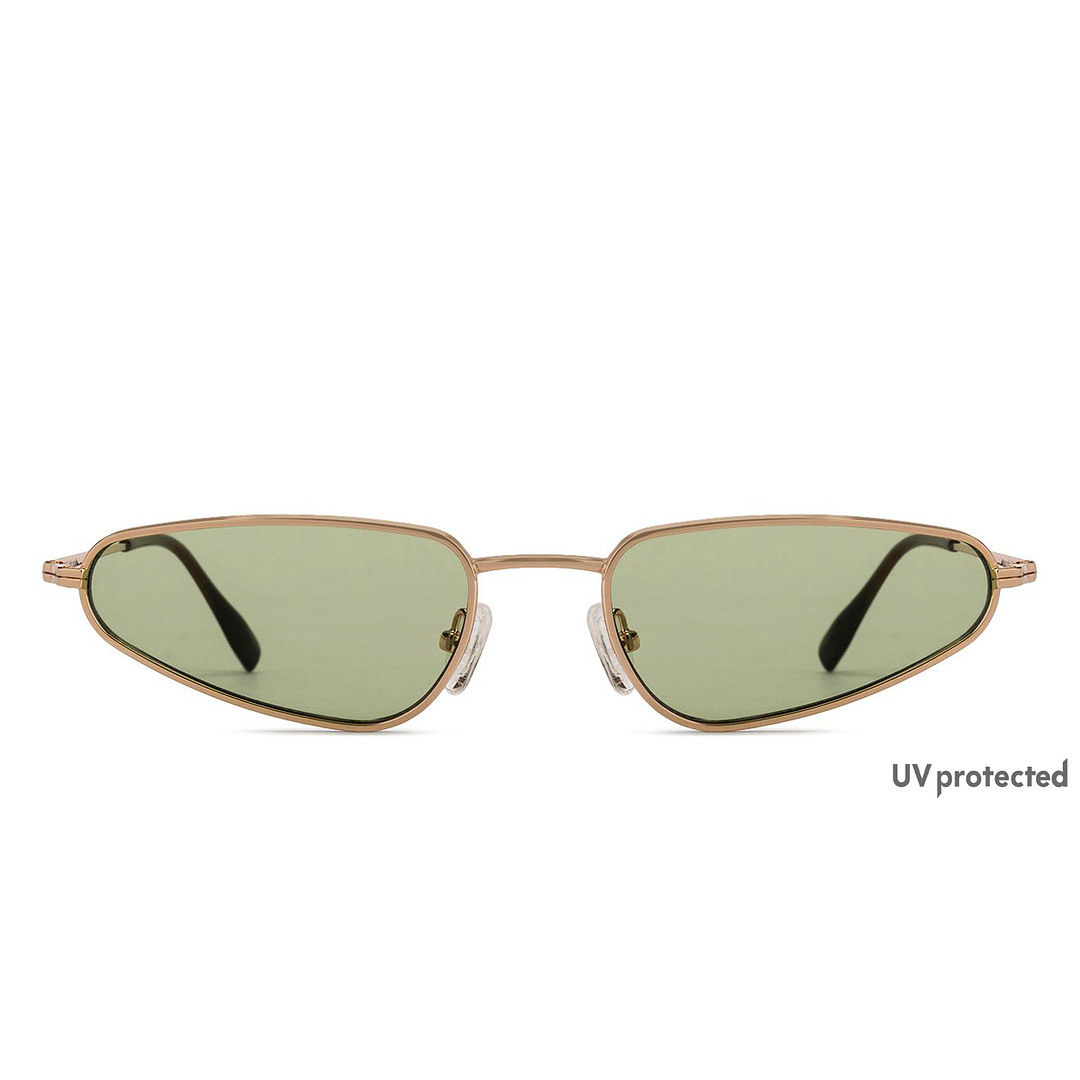 John Jacobs Online Gold Full Rim Cat Eye left side