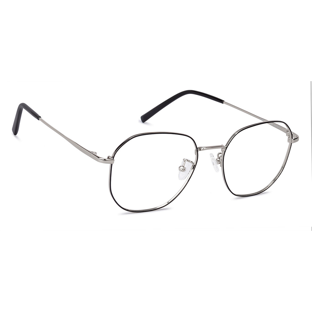 John Jacobs Online Silver Full Rim Round left side