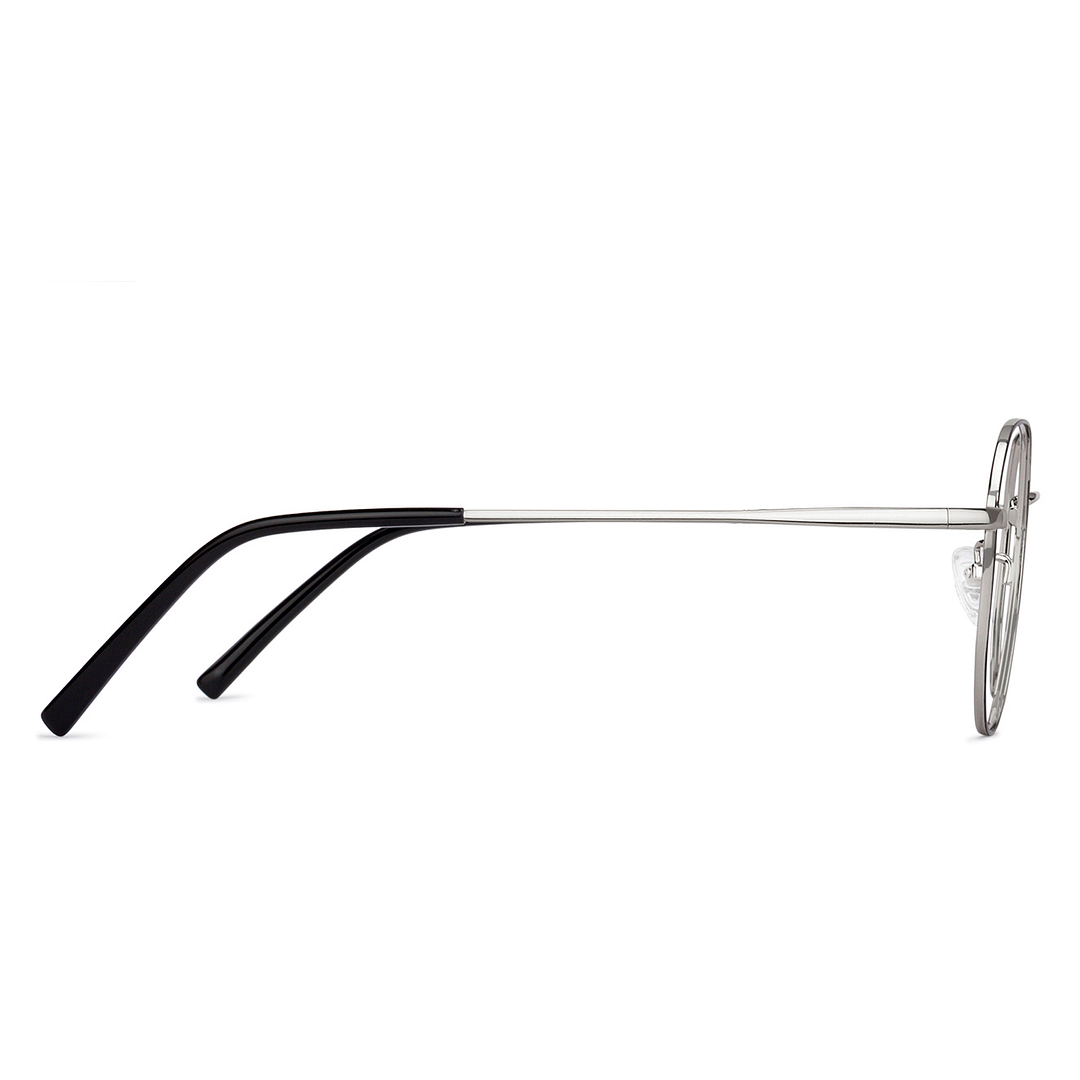 John Jacobs Online Silver Full Rim Round right side