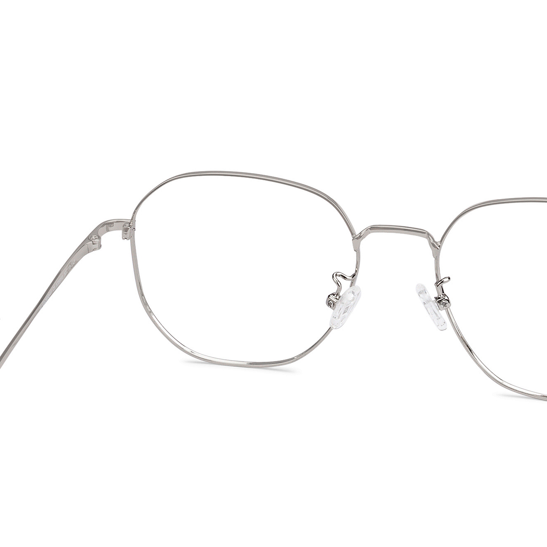 John Jacobs Online Silver Full Rim Round left side
