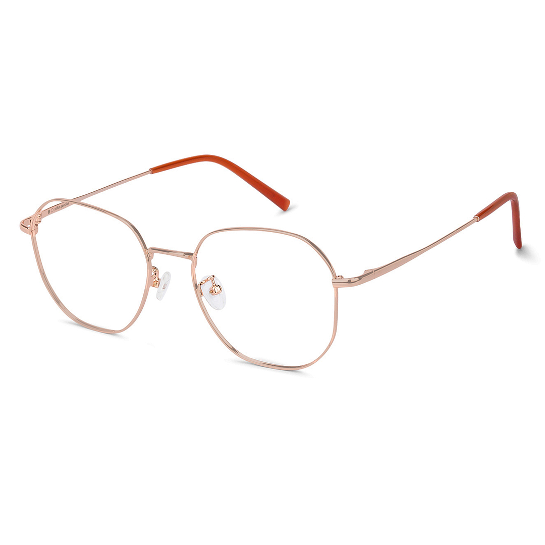 John Jacobs Online Gold Full Rim Round left side