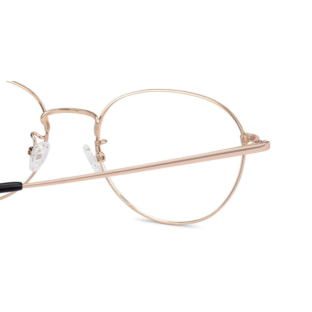 John Jacobs Gold Full Rim Round right side