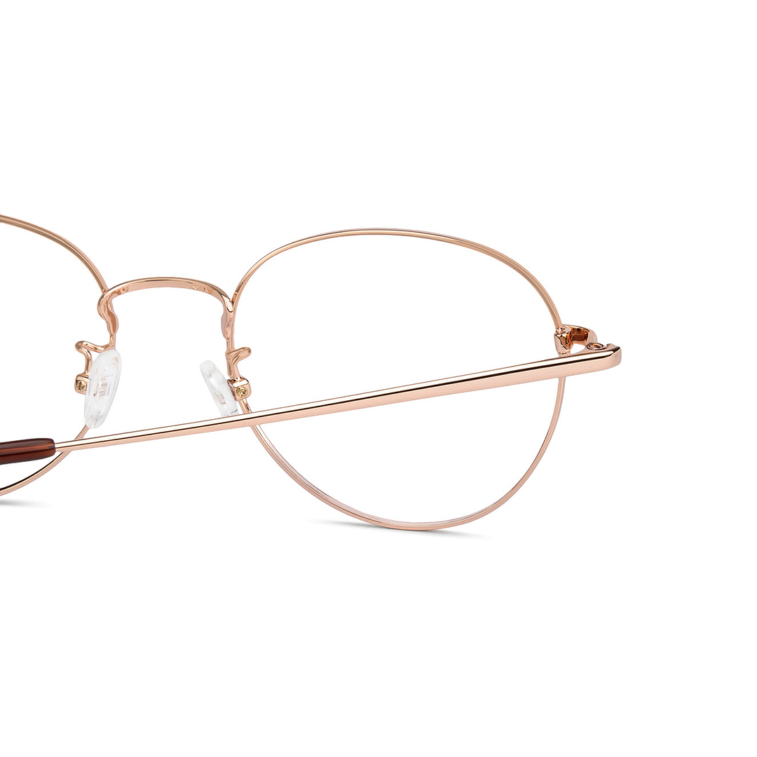 John Jacobs Online Gold Full Rim Round right side