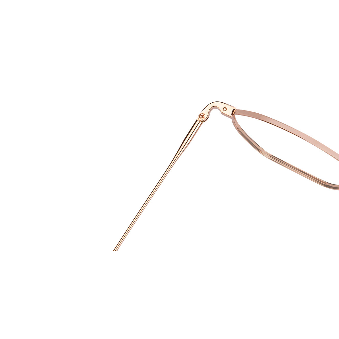 John Jacobs Online Gold Full Rim Geometric right side