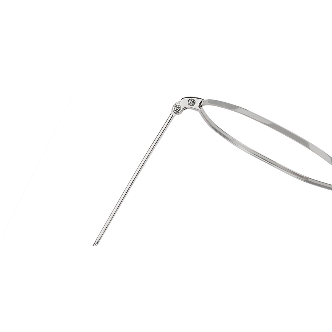 John Jacobs Online Silver Full Rim Geometric right side