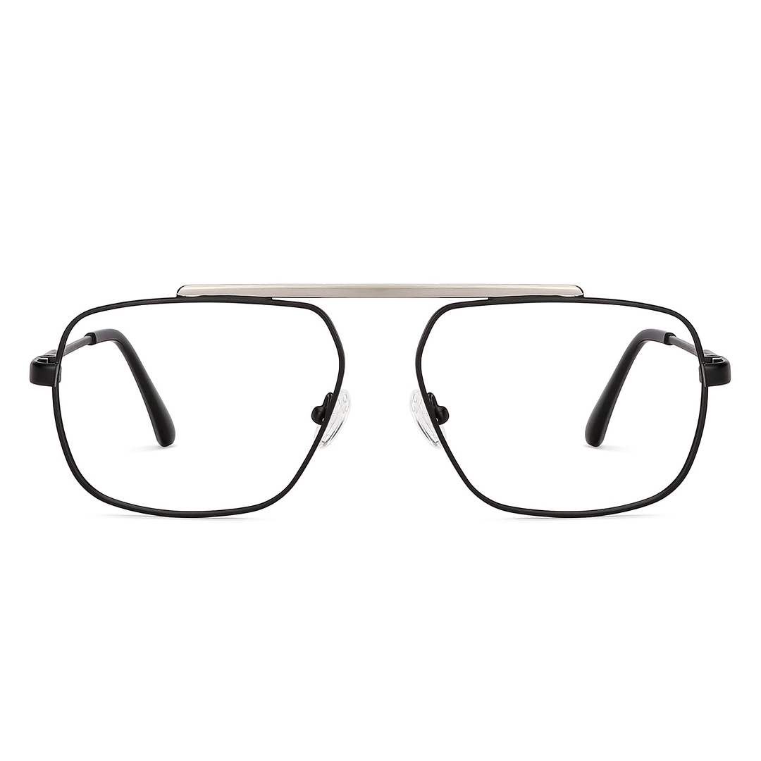 John Jacobs Online Dark Gunmetal Full Rim Square right side