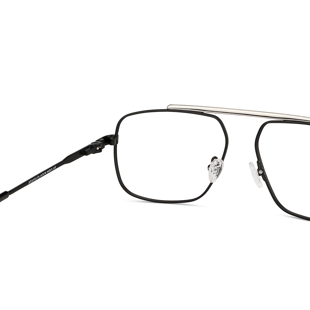 John Jacobs Online Dark Gunmetal Full Rim Square right side
