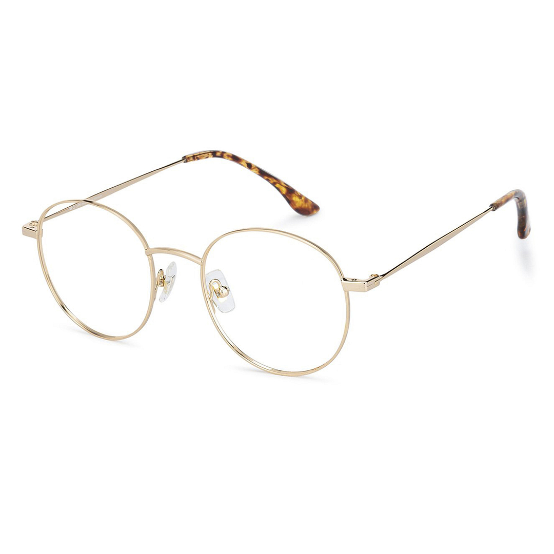 John Jacobs Online Gold Full Rim Round right side