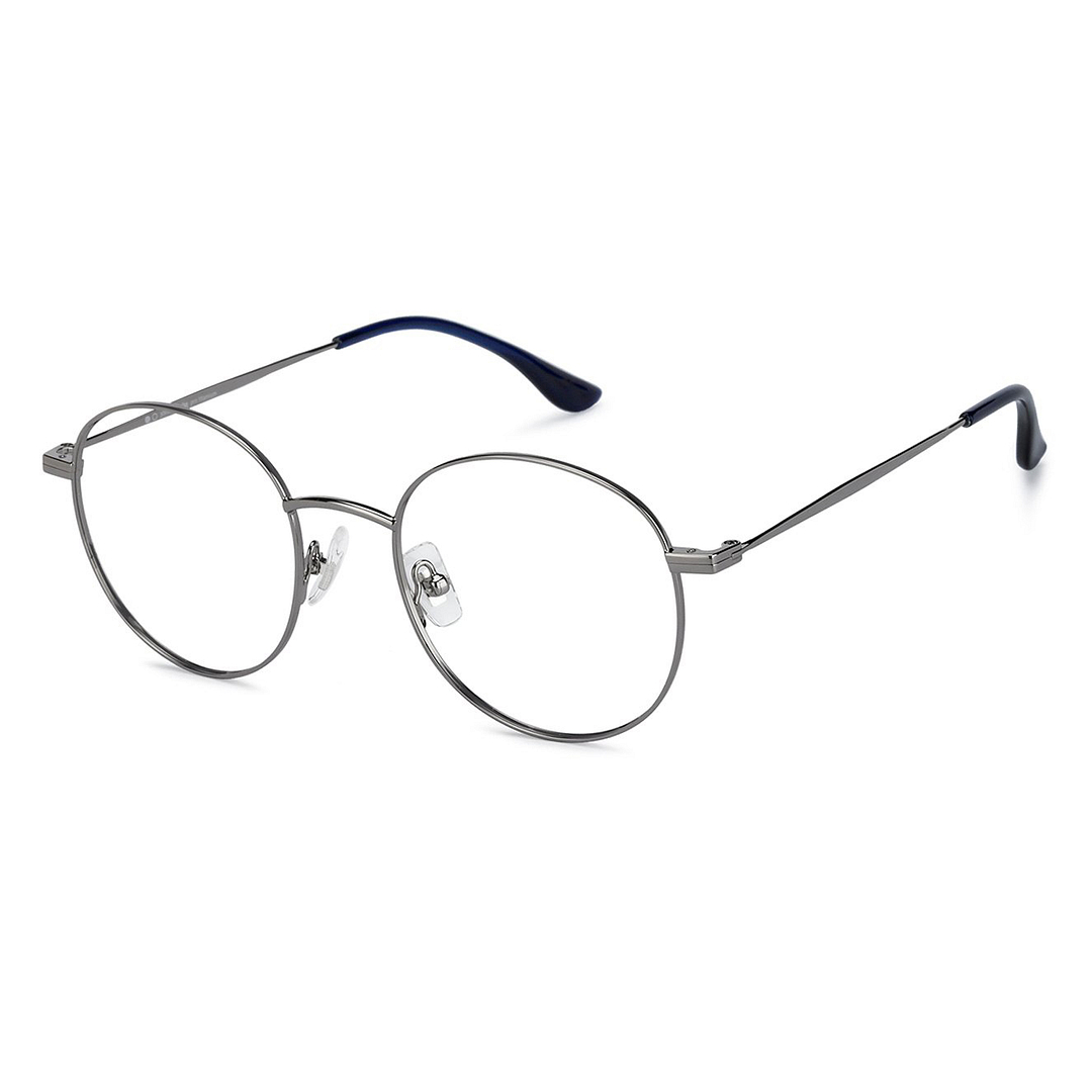 John Jacobs Online Dark Gray Full Rim Round right side