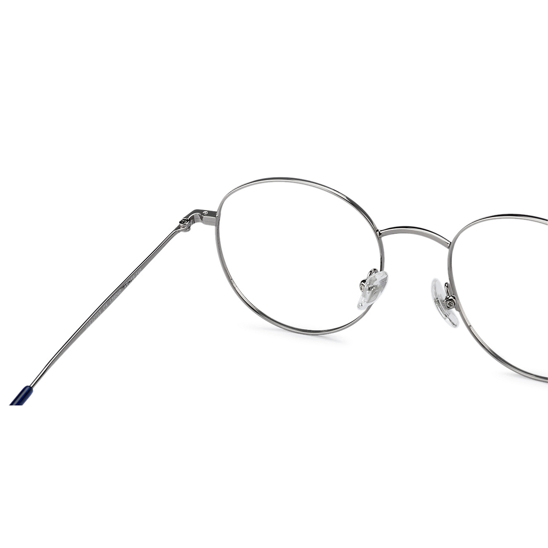 John Jacobs Online Dark Gray Full Rim Round left side