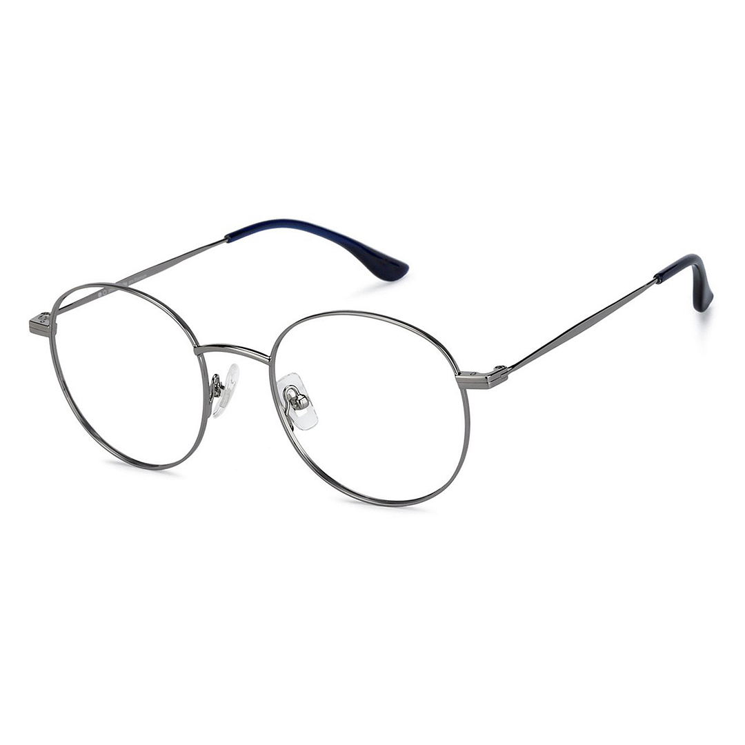 John Jacobs Online Dark Gray Full Rim Round right side