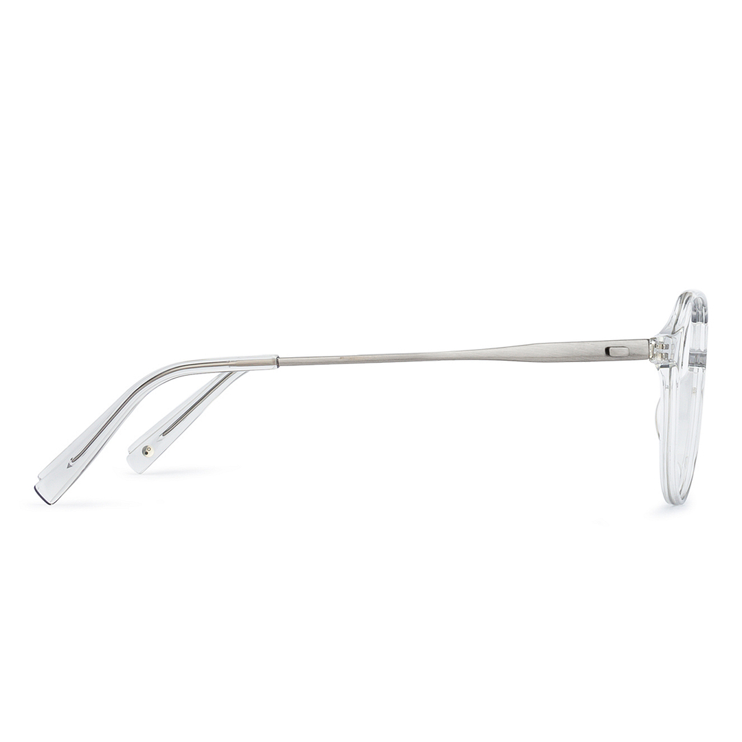 John Jacobs Crystal Transparent Full Rim Aviator right side