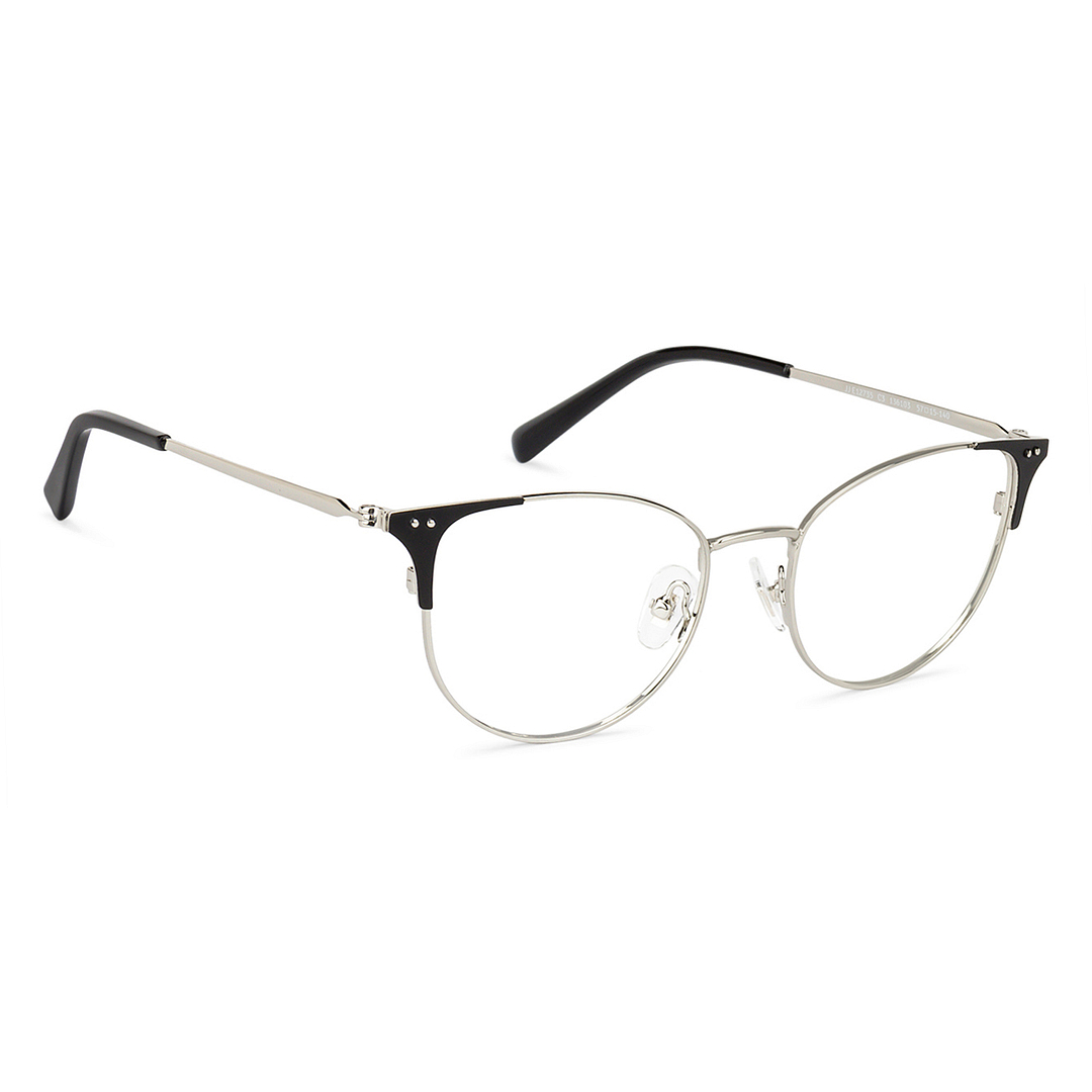 John Jacobs Online Silver Full Rim Cat Eye left side